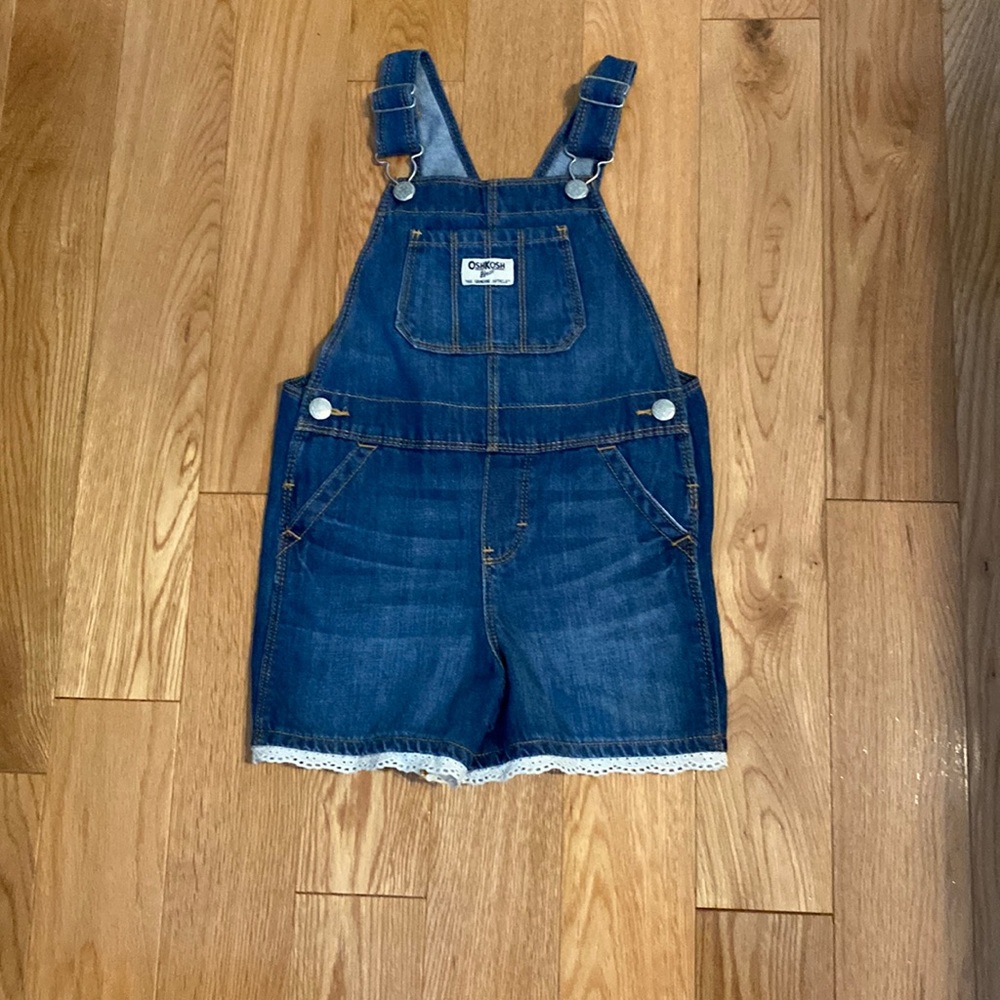 Girls size 4 Osh Kosh Bgosh genuine denim shortall